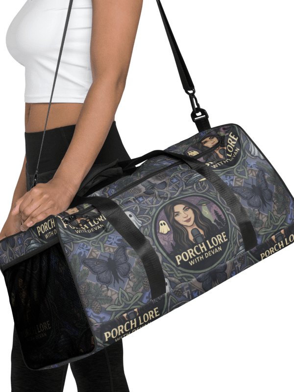 PORCH LORE DEVAN PERIWINKLE MOTH DUFFLE BAG product image (1)