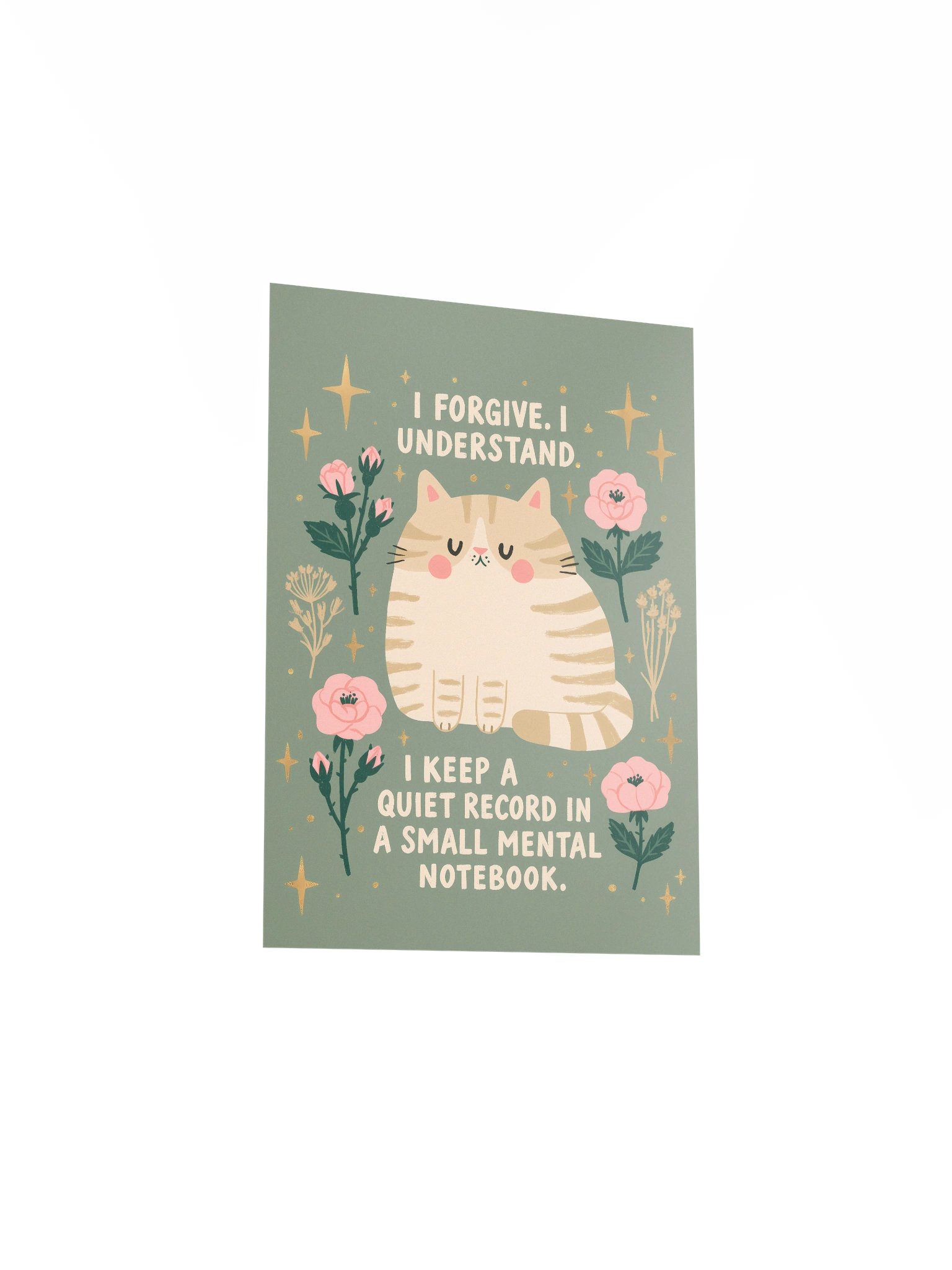 I Forgive, I Understand Cat Poster product image (22)