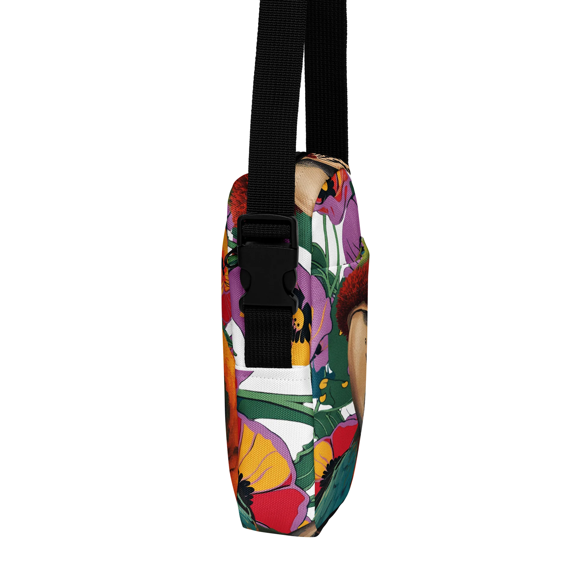 Tropical Macaw Floral Crossbody Bag product image (4)