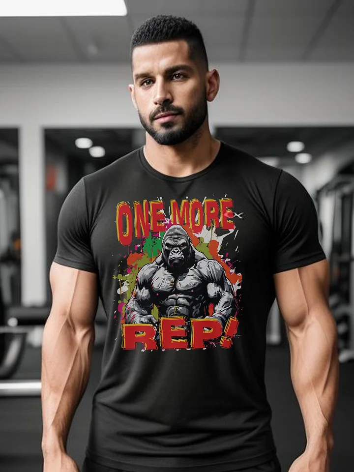 One More Rep Gorilla Fitness Gym Bodybuilding Weightlifting product image (1)