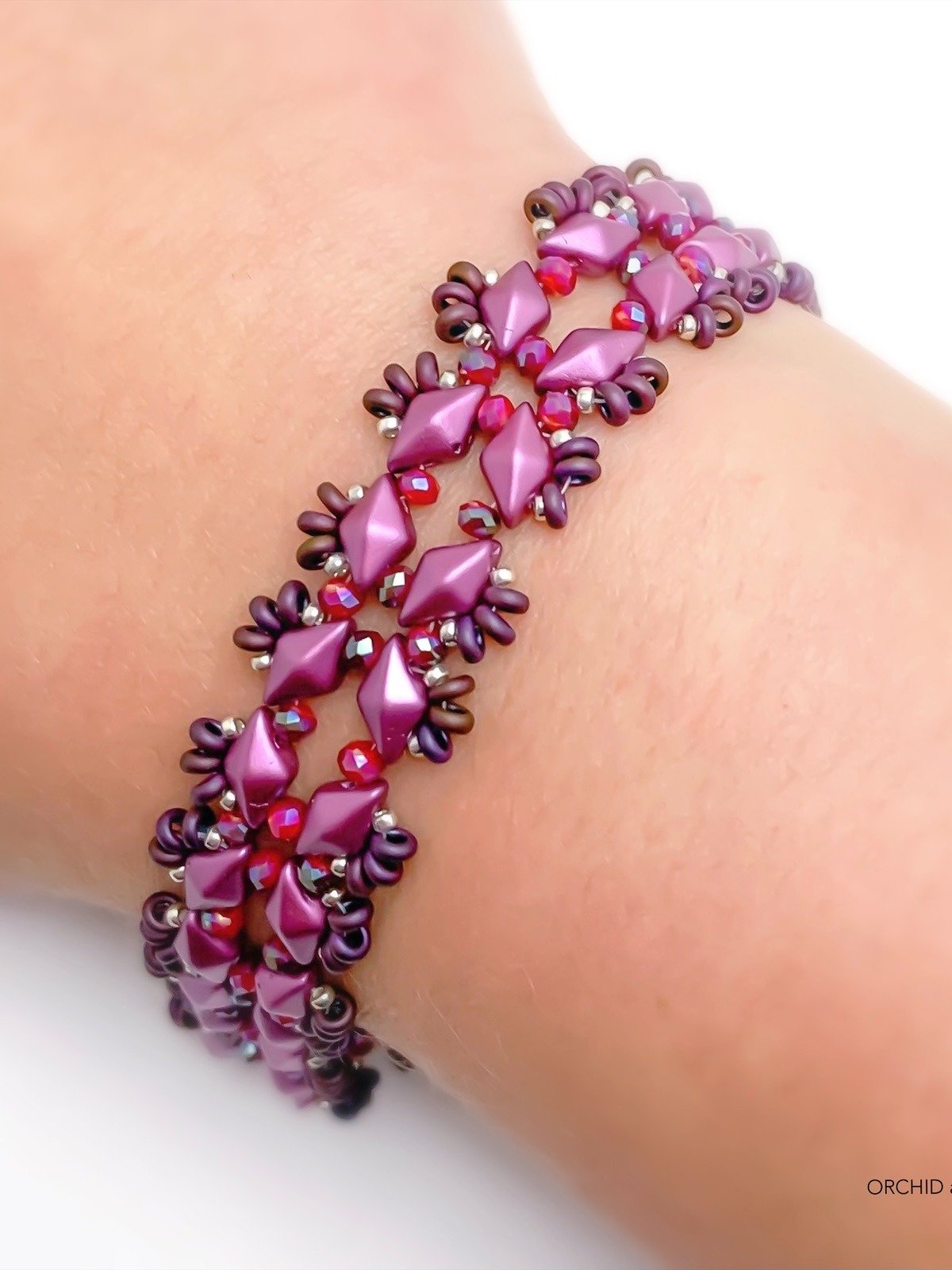 Beading Pattern – Starlight GemDuo Beaded Bracelet product image (9)