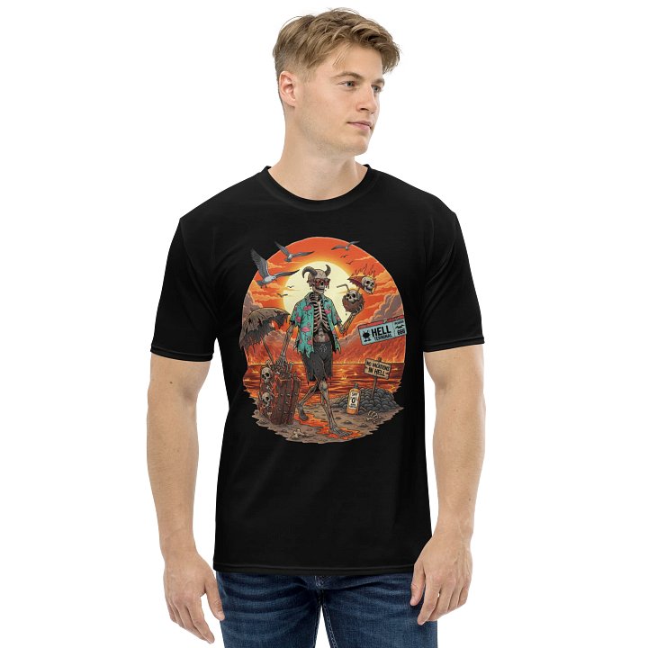 Grab This Shirt Before Hell Freezes Over – “No Vacations in Hell” Graphic Tee product image (2)