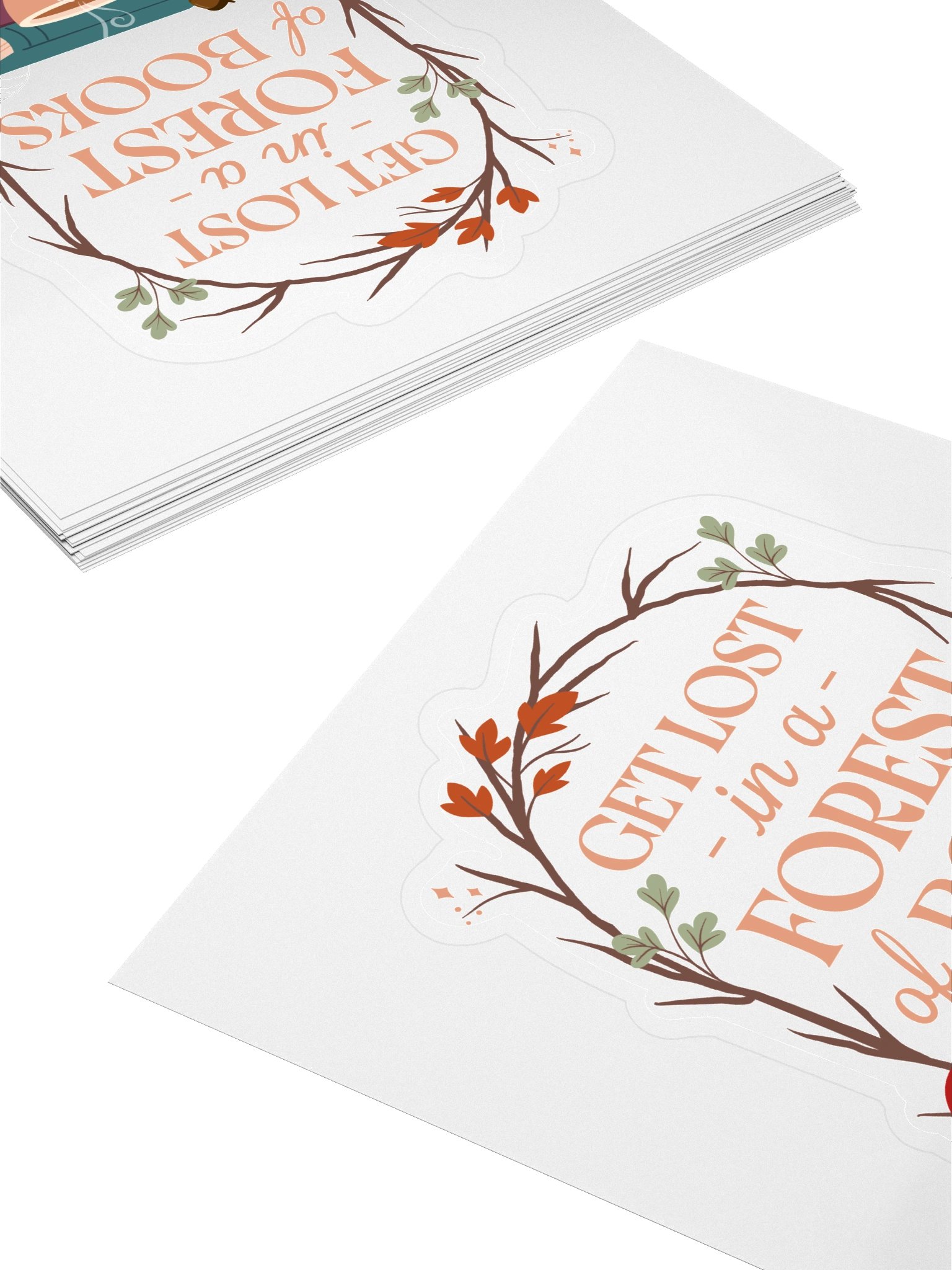 Get Lost in a Forest of Books Sticker product image (4)