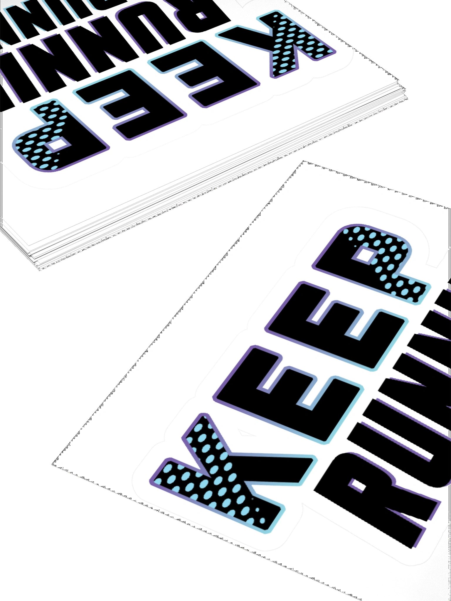 Keep Runnin Sticker product image (4)