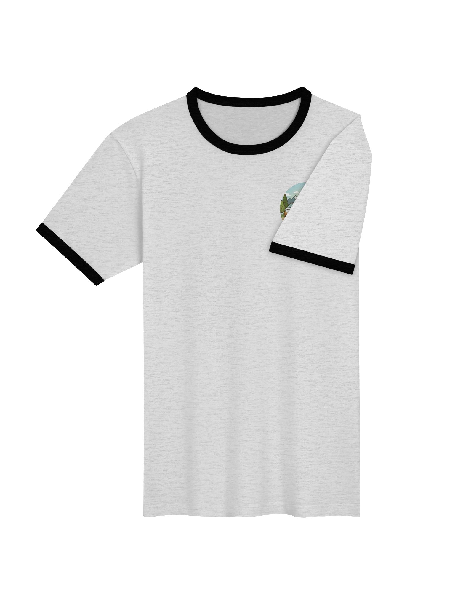 Next Level Unisex Ringer T-Shirt Elektro Camping product image (20)