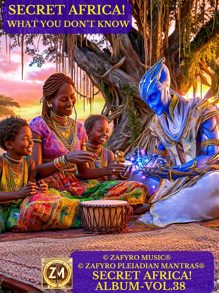 ÁLBUM - VOL. 38 (MUSIC) - SECRET AFRICA - WHAT YOU DON’T KNOW (© ZAFYRO PLEIADIAN MANTRAS®) - BINAURAL FREQUENCIES product image (1)