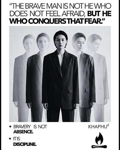 Stop waiting to feel fearless. It’s a trap. 🕴️✨

“THE BRAVE MAN IS NOT HE WHO DOES NOT FEEL AFRAID, BUT HE WHO CONQUERS THAT ...
