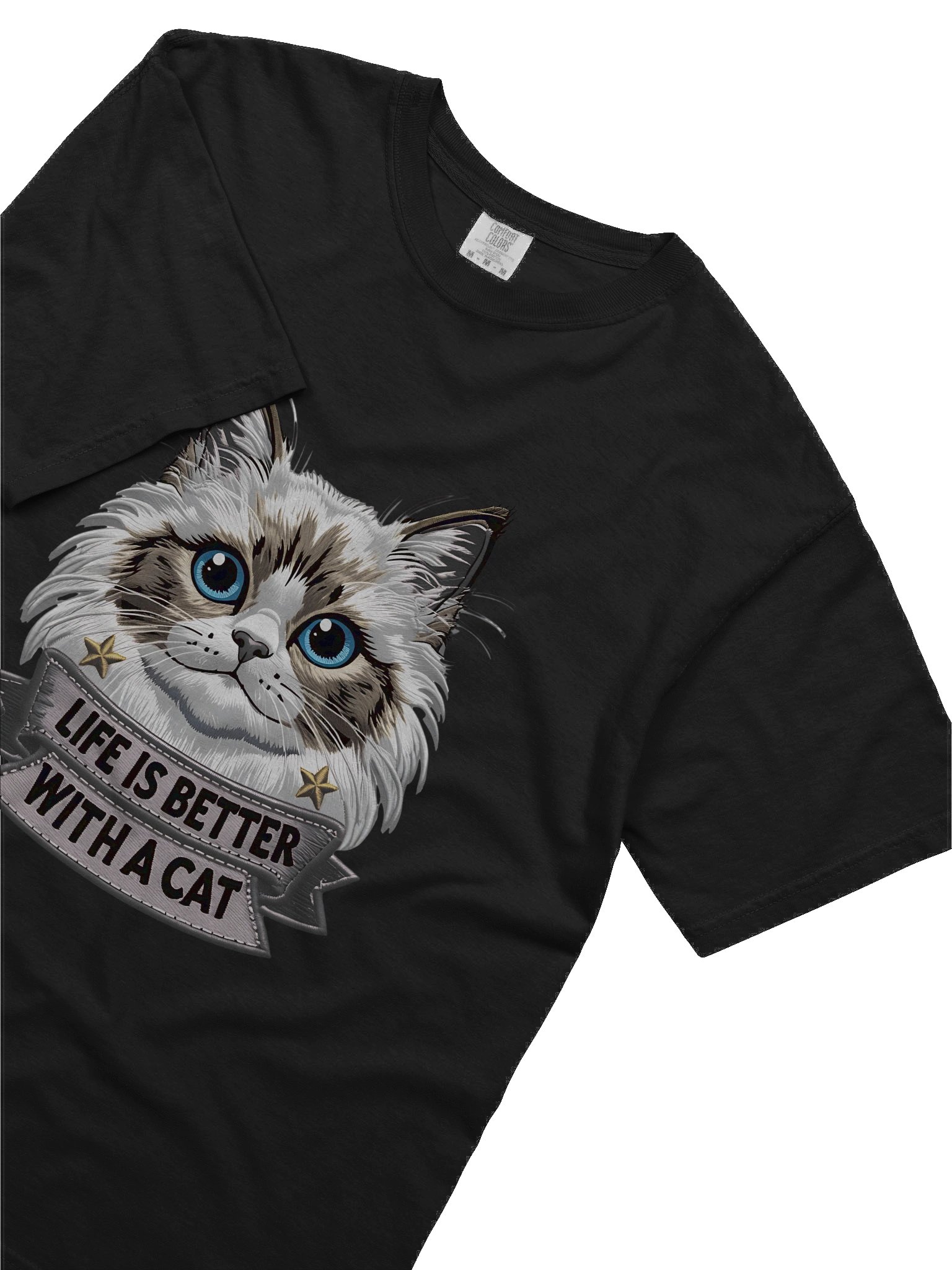 Fluffy Cat Bliss T-Shirt product image (61)