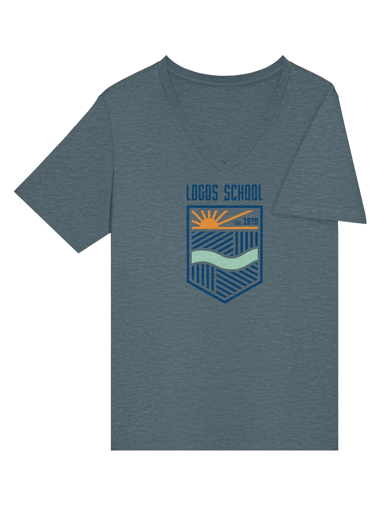 Logos School Crest Tee (women's fit) - Bella + Canvas product image (4)