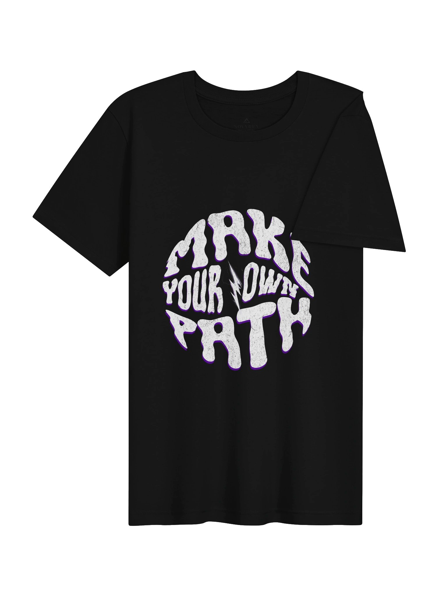 MAKE YOUR OWN PATH Graphic T-Shirt | Premium Oversized Streetwear Tee | Motivational Unisex Shirt | Outdoor Lifestyle Apparel | NOVYRRA product image (4)