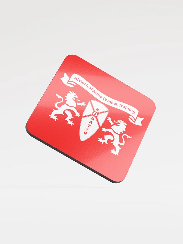 White HACT logo Coaster product image (1)