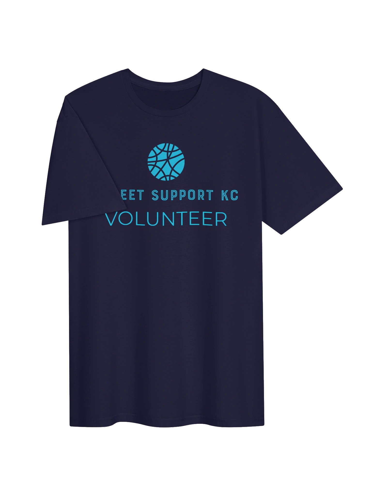 Street Support KC Volunteer T-Shirt – Navy product image (3)