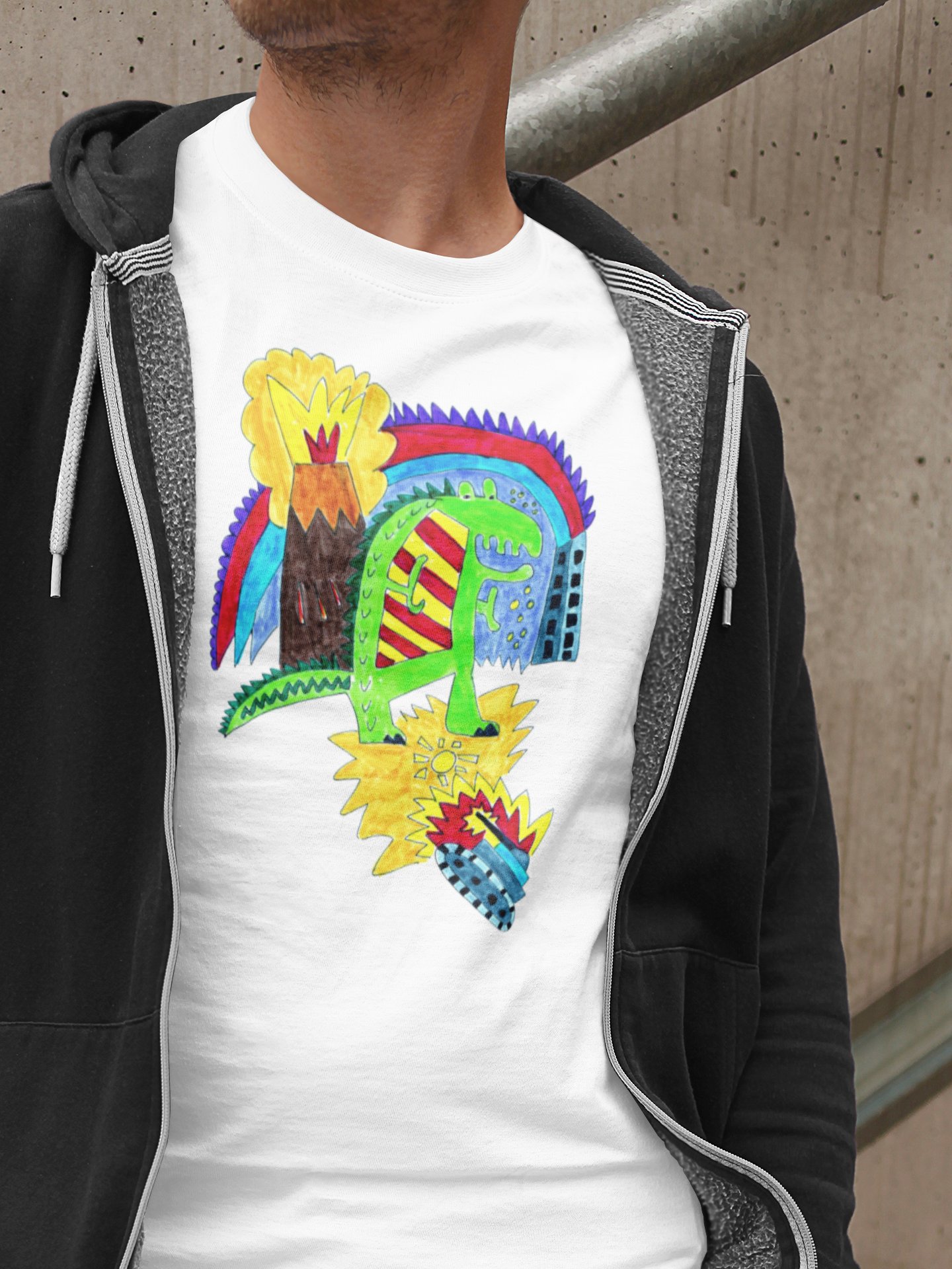 Abstract Dinosaur Romp T-Shirt product image (5)