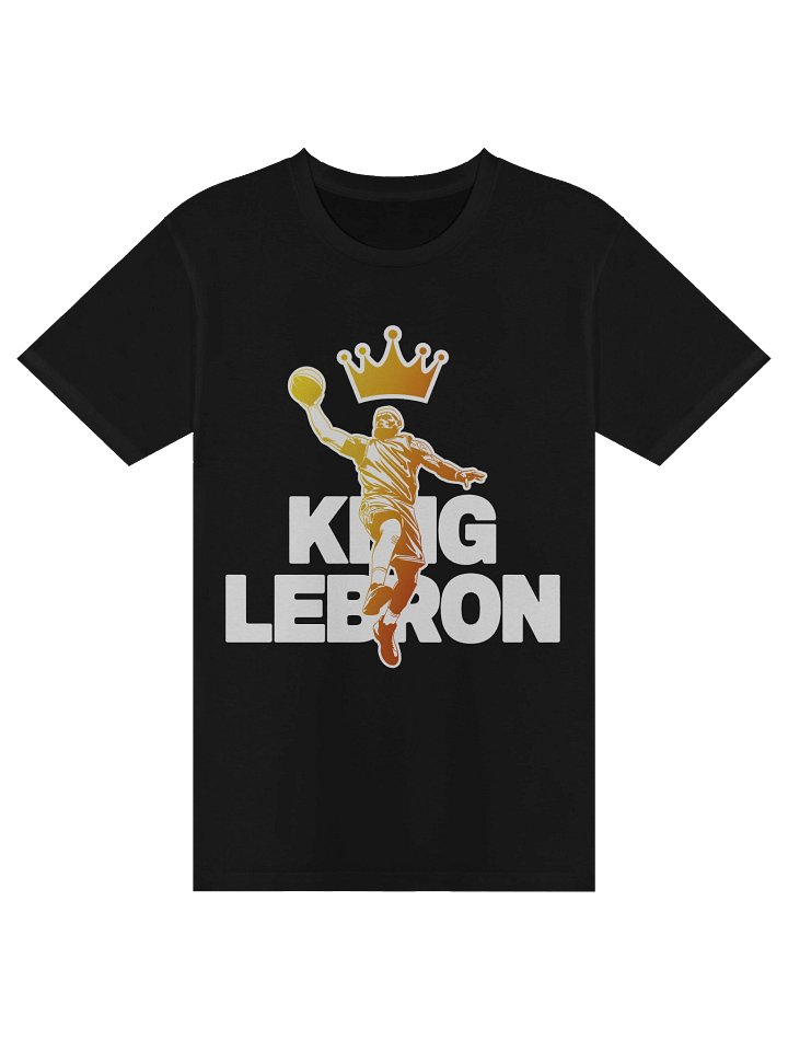 "King LeBron" Premium Unisex T-Shirt product image (1)