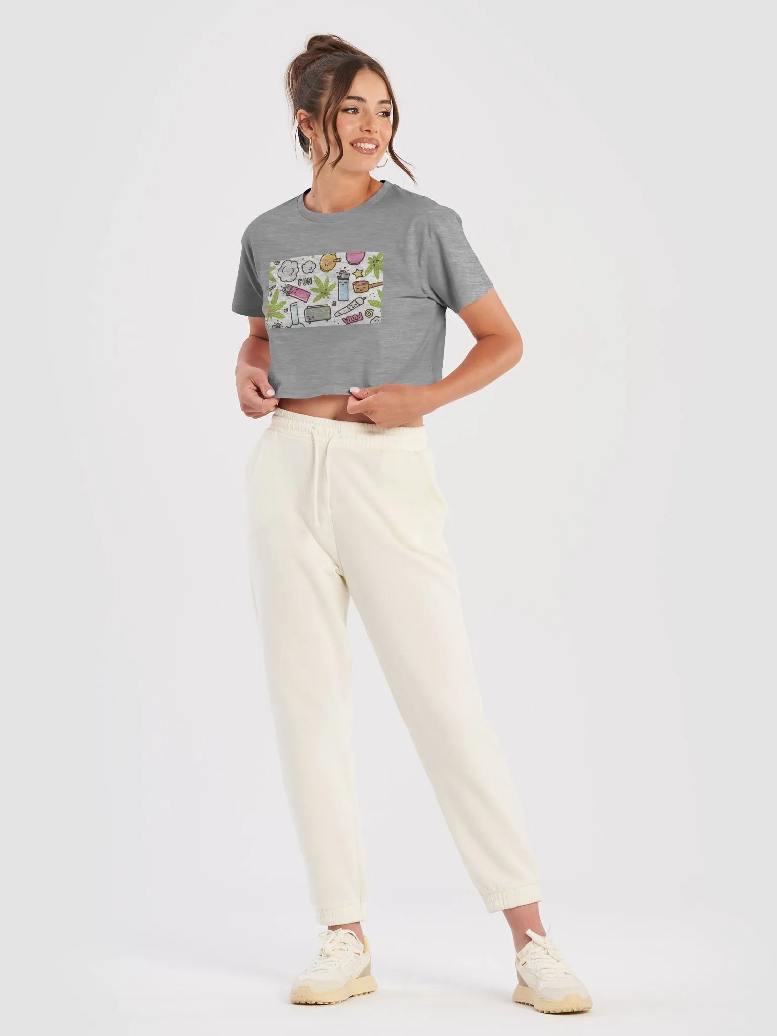 Highlife 4:20 Graphic Cropped Tee product image (31)