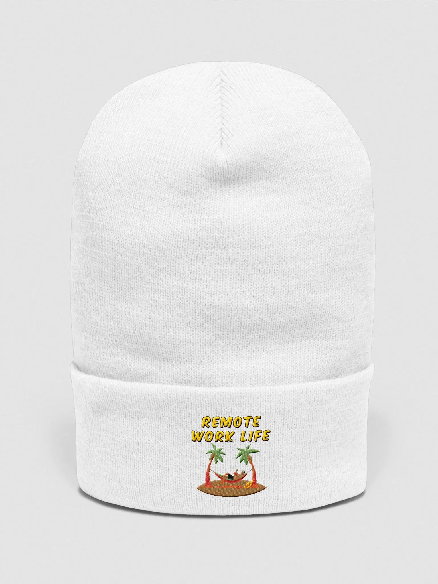 Remote Work Life Beanie product image (41)