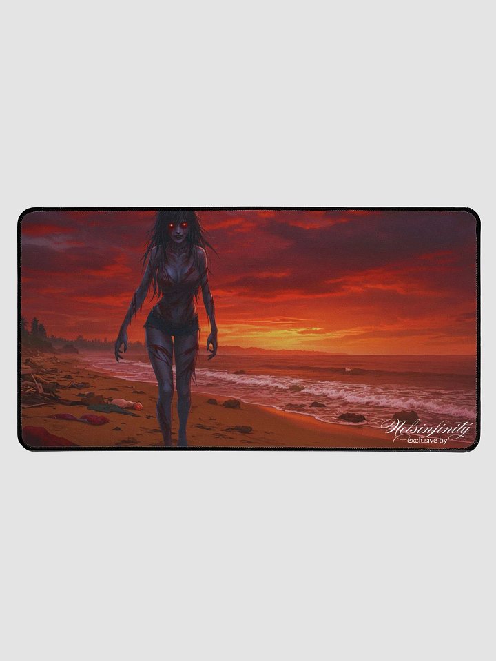 V8 Zombie Anime Beach Babe Desk Mat product image (1)