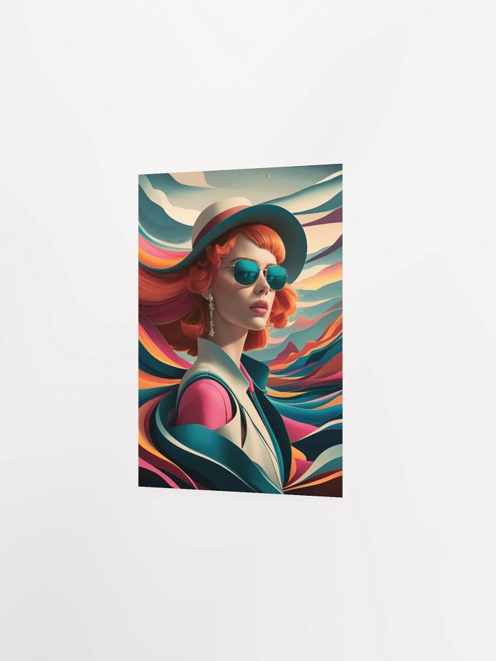 Abstract illustration of a Woman Poster - 21 product image (14)