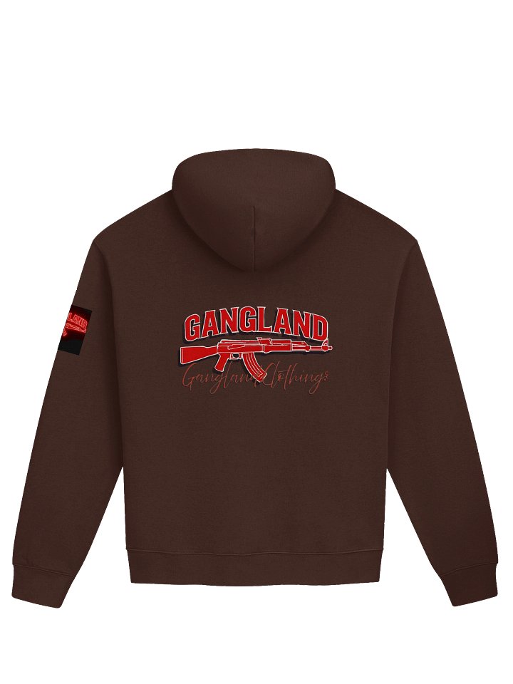 GANGLAND Red Rifle Oversized Hoodie product image (2)