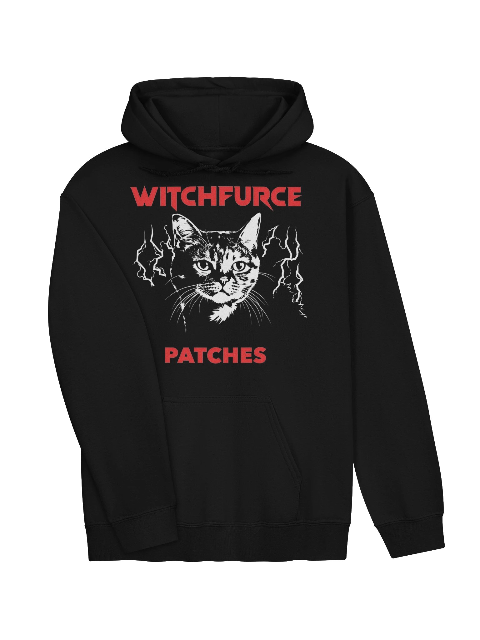 Cats and Metal — Witchfurce Patches Hoodie product image (3)