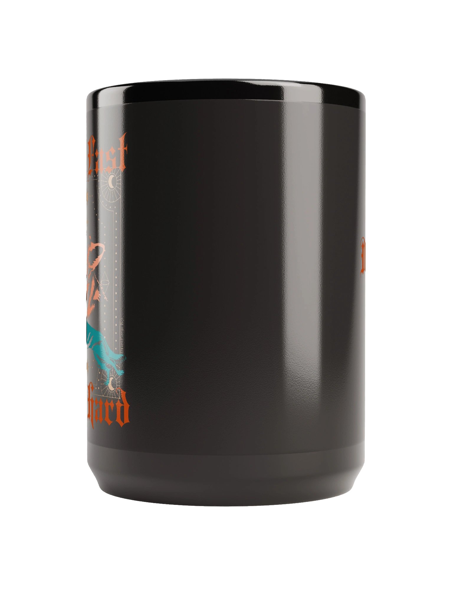Bite Hard Tarot Card Black Coffee Mug product image (2)