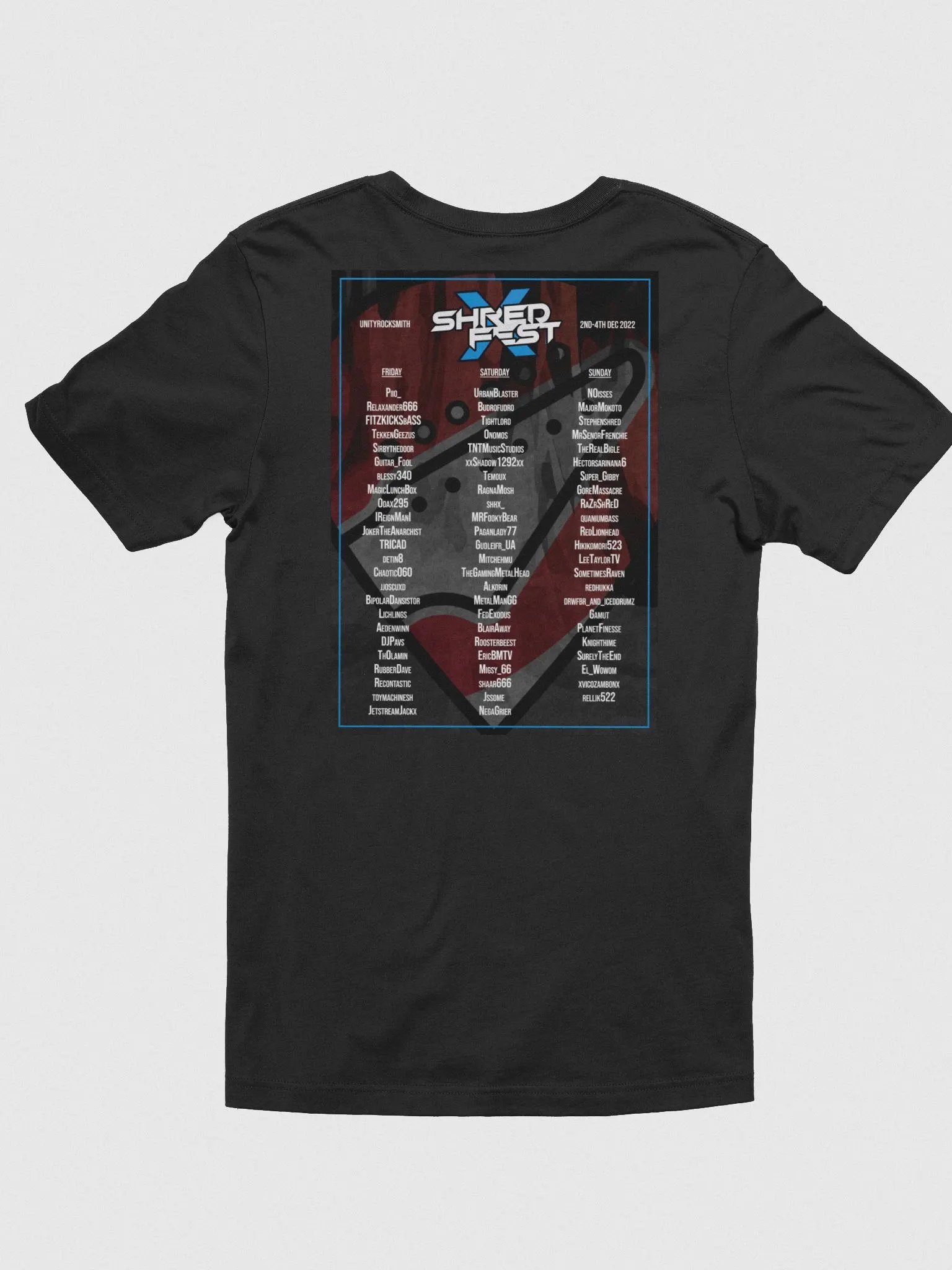 Shredfest X Lineup Shirt product image (5)