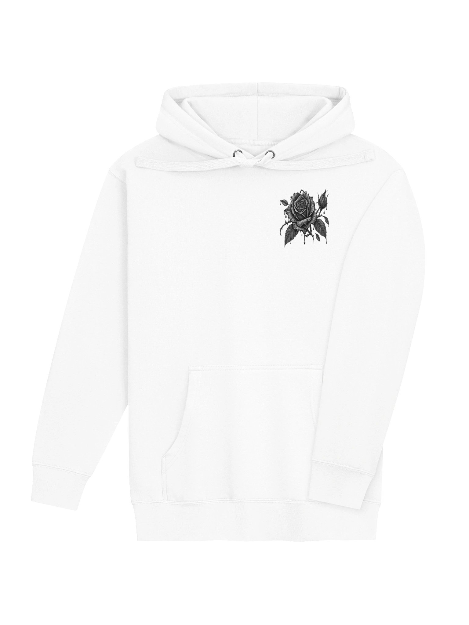Gothic Rose & Classic Monsters Hoodie | Vintage Horror product image (8)