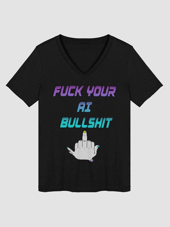 AI Bullshit V Neck product image (1)