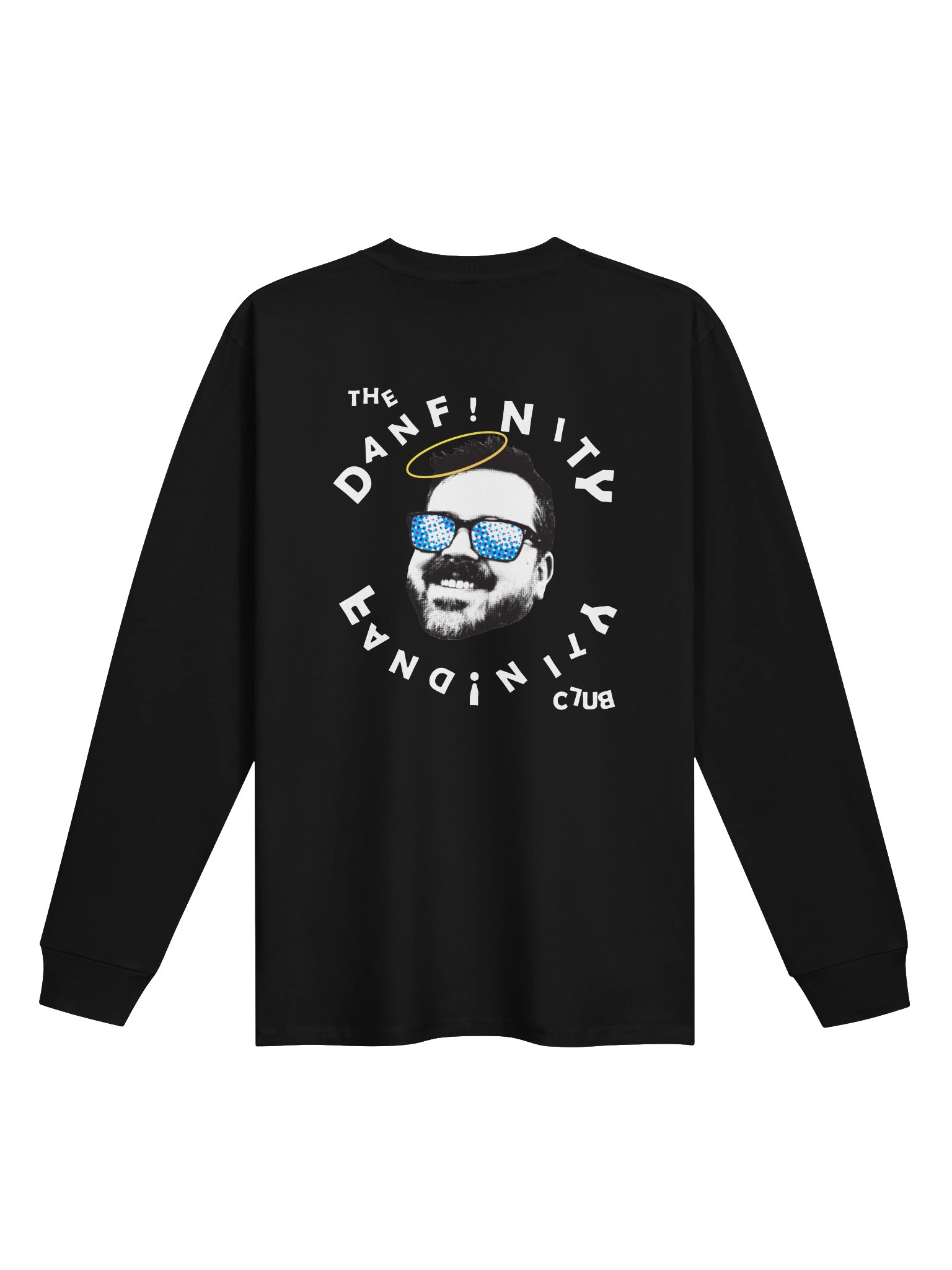 The Danfinity Fandinity Club - Big Shot- Dark Color/ White Print - AS Colour Long Sleeve product image (1)