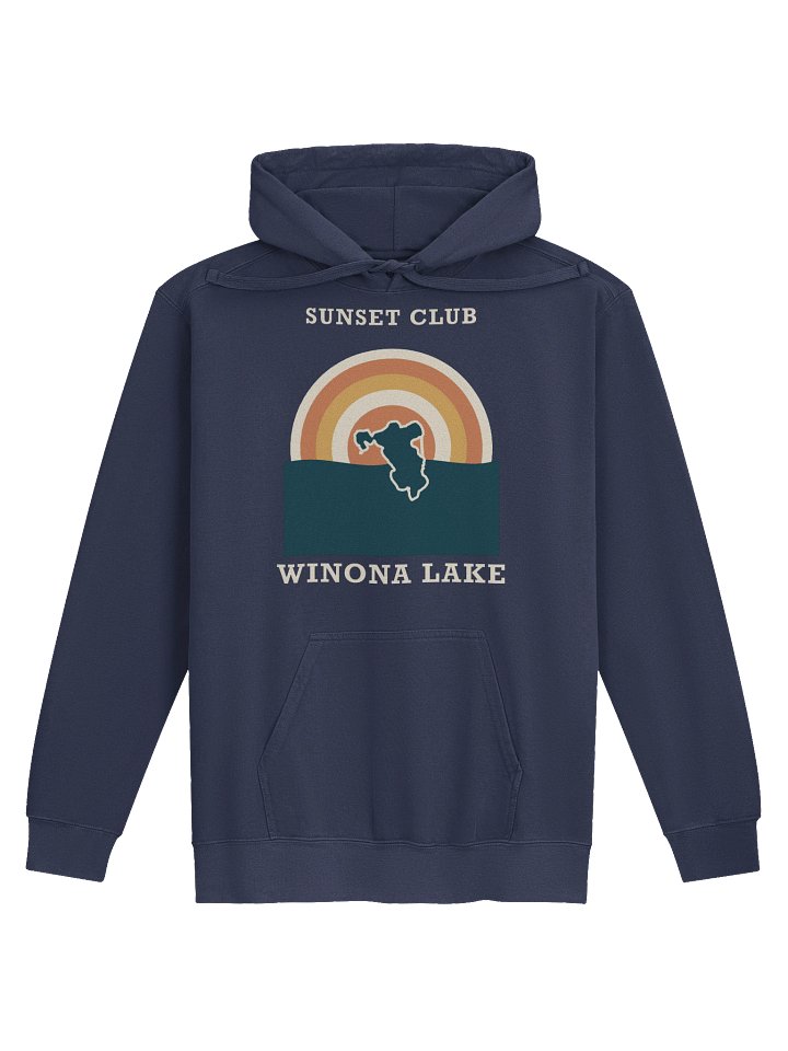 Sunset Club Comfort Colors Hoodie — Deep Tones