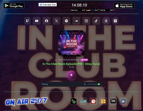 ⚡ THE CLUB ROOM WORLDWIDE ⚡
TECHNO • HARD TECHNO • DARK TECHNO
🇮🇹 Il suono della notte senza confini
Il nome 