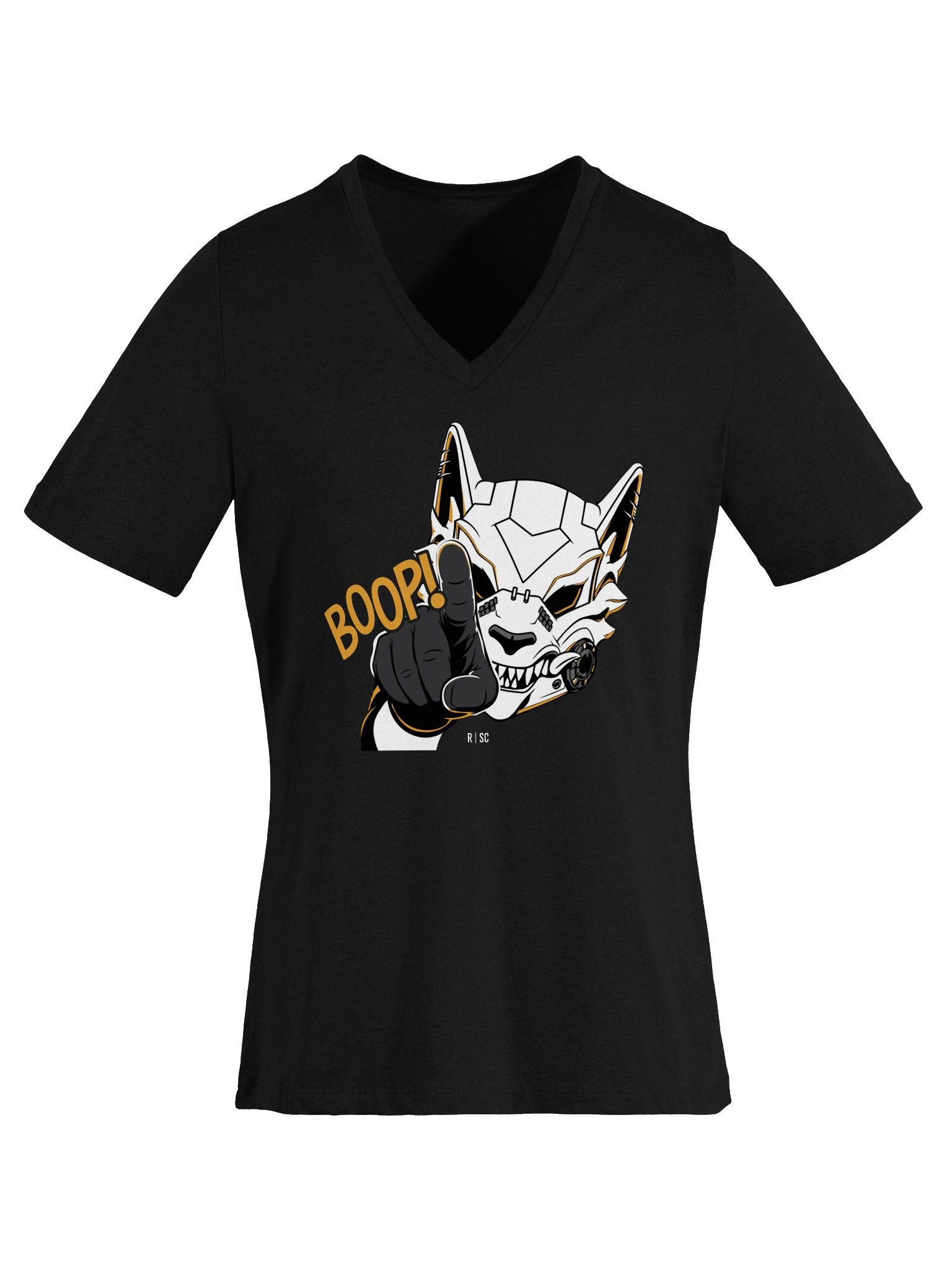 Wolf Boop V-Neck T-shirt product image (5)