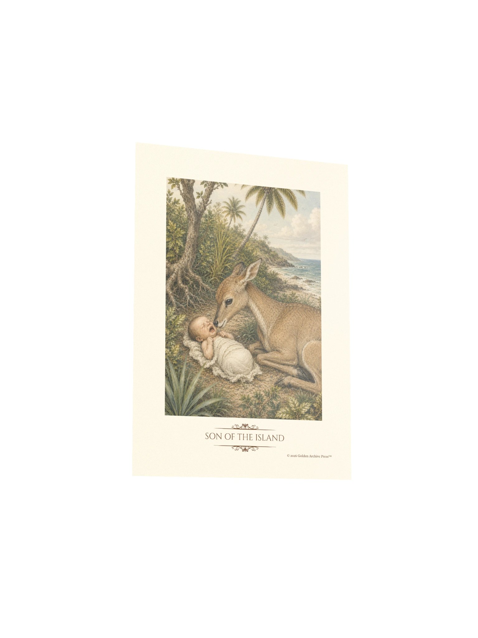 Son of the Island — Naturalist Art Print (Baby and Gazelle) product image (20)