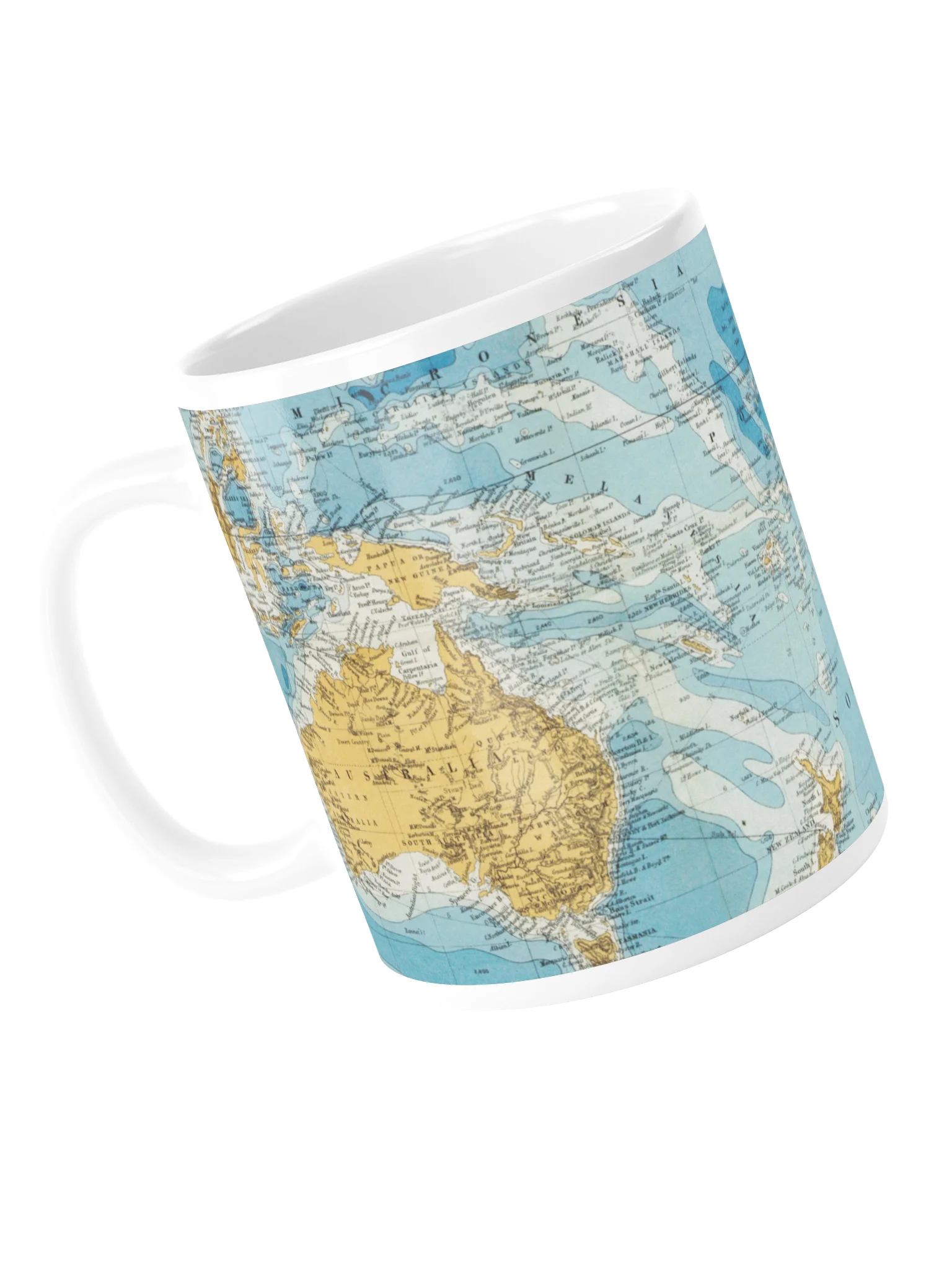 Vintage South Pacific Map Mug product image (13)