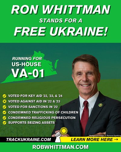 Congressman @reprobwittman voted to help Ukraine's self defense in recent major aid votes. As the vice chairman of the house ...