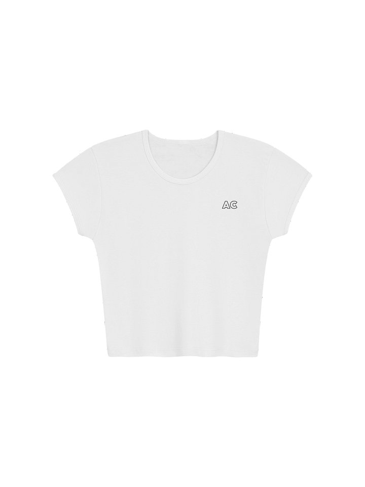 AC Essential Fitted T-Shirt Logo White product image (1)