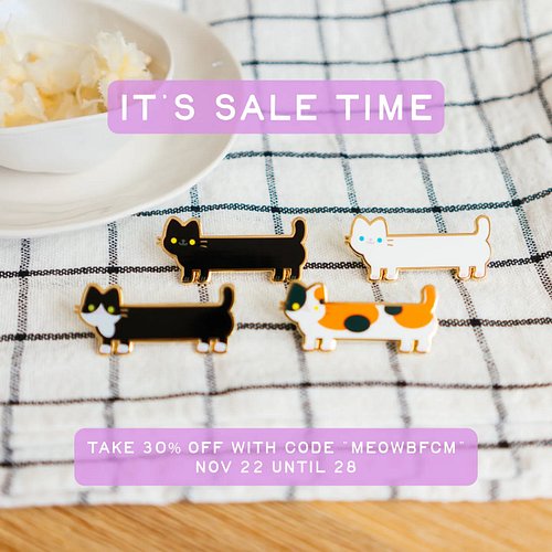 Pounce on Black Friday deals meow!

Take 30% off with this code at checkout - MEOWBFCM
Sale applied to selected products only...
