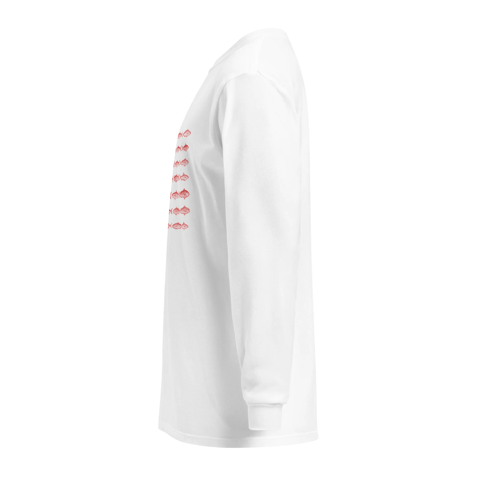Abstract Fish Pattern Long Sleeve Shirt product image (3)