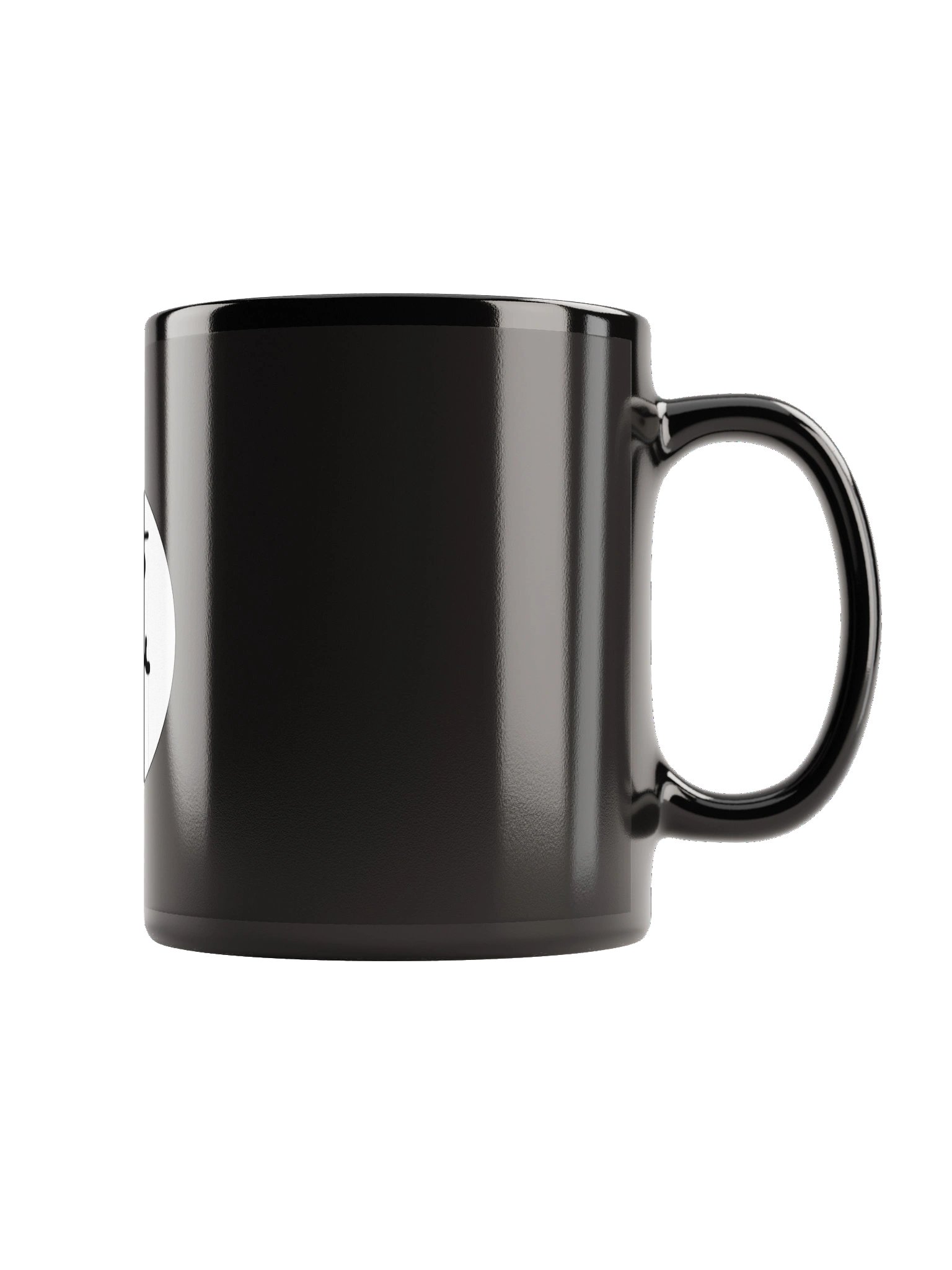 Hmm Black Glossy Mug product image (6)