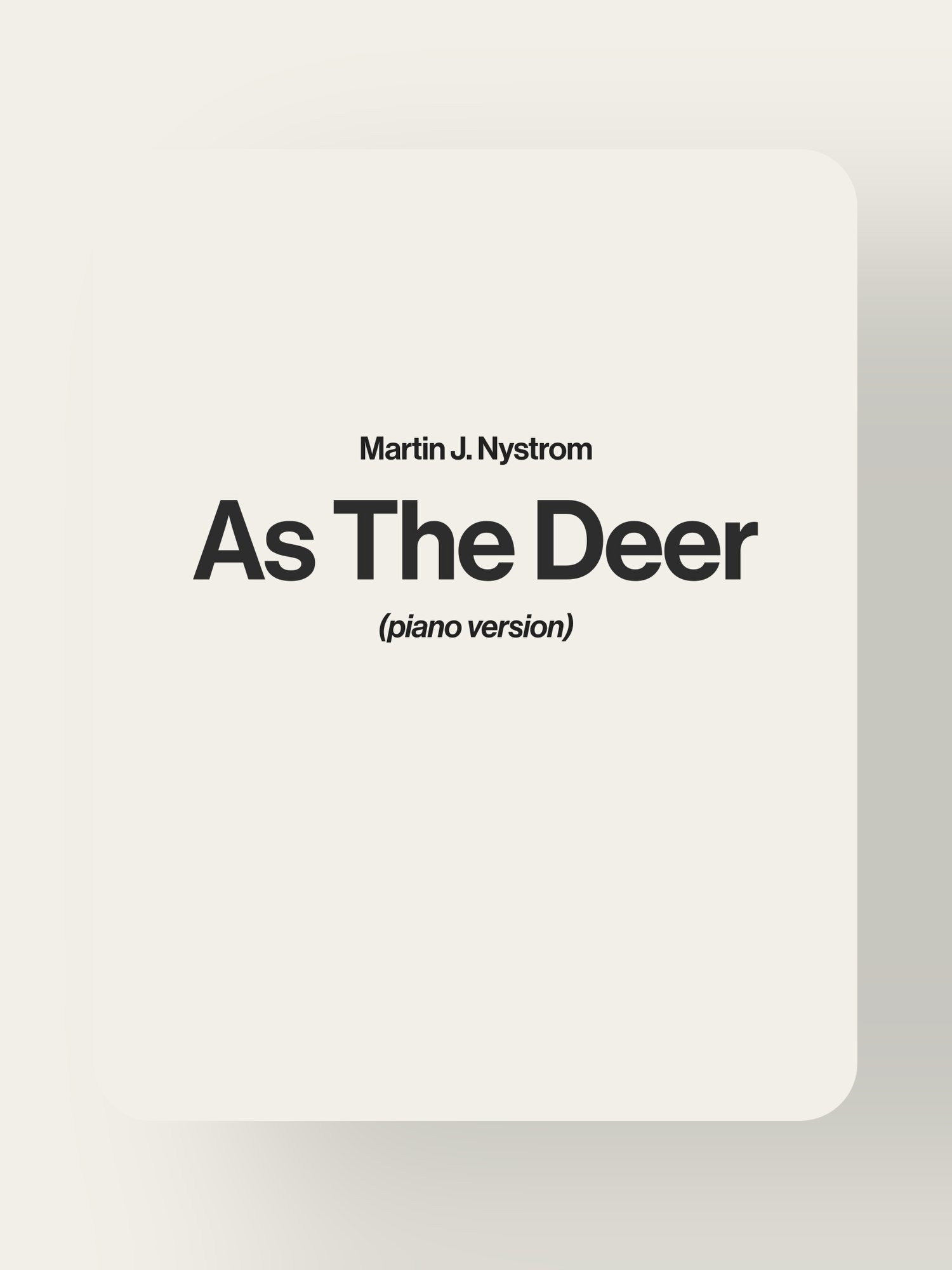 As The Deer product image (1)