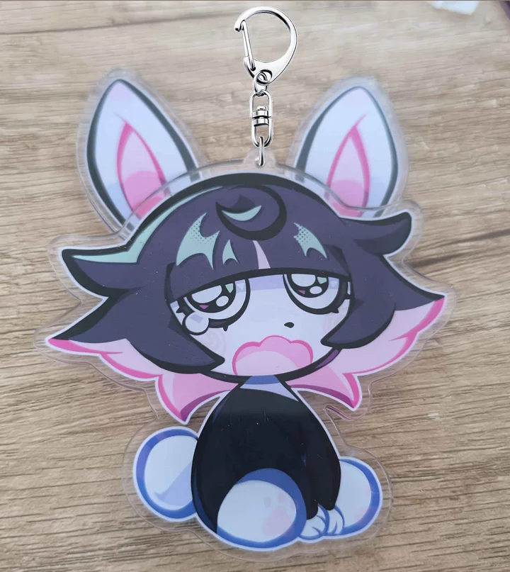 Delulu Ear Flick Keychain (INTERACTIVE) product image (2)