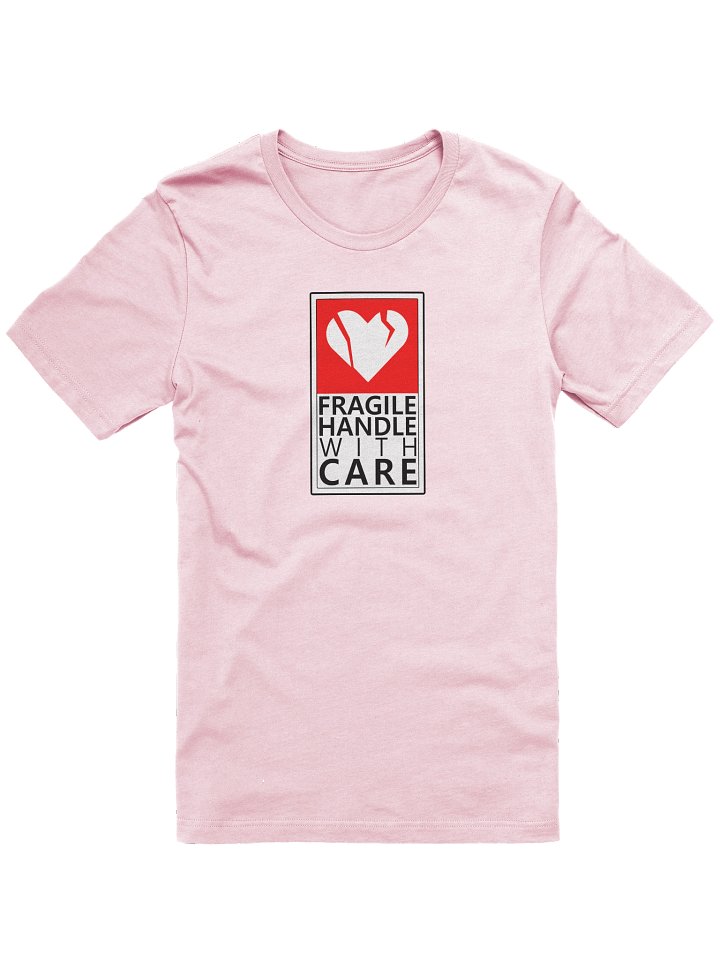 Fragile Heart Warning Tee — Bella+Canvas by sandcape product image (3)