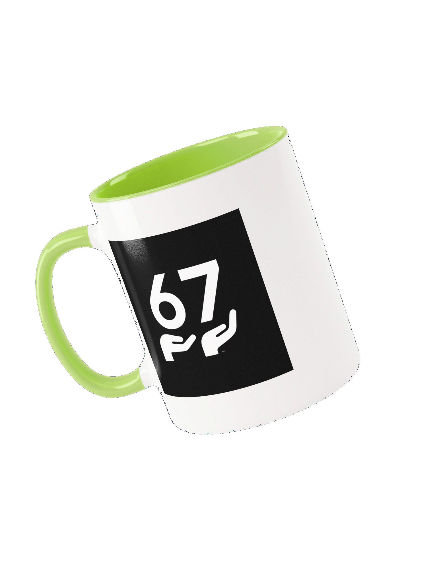 6 7 Meme Mug With Color Inside - Ceramic product image (3)