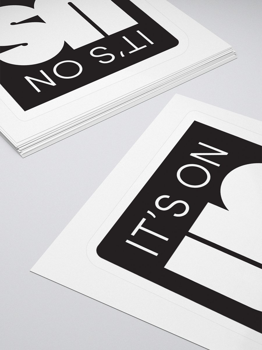 It's On Us Logo Sticker - Small product image (4)