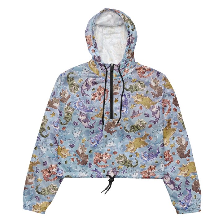 CATSHARK - women's cropped windbreaker product image (2)