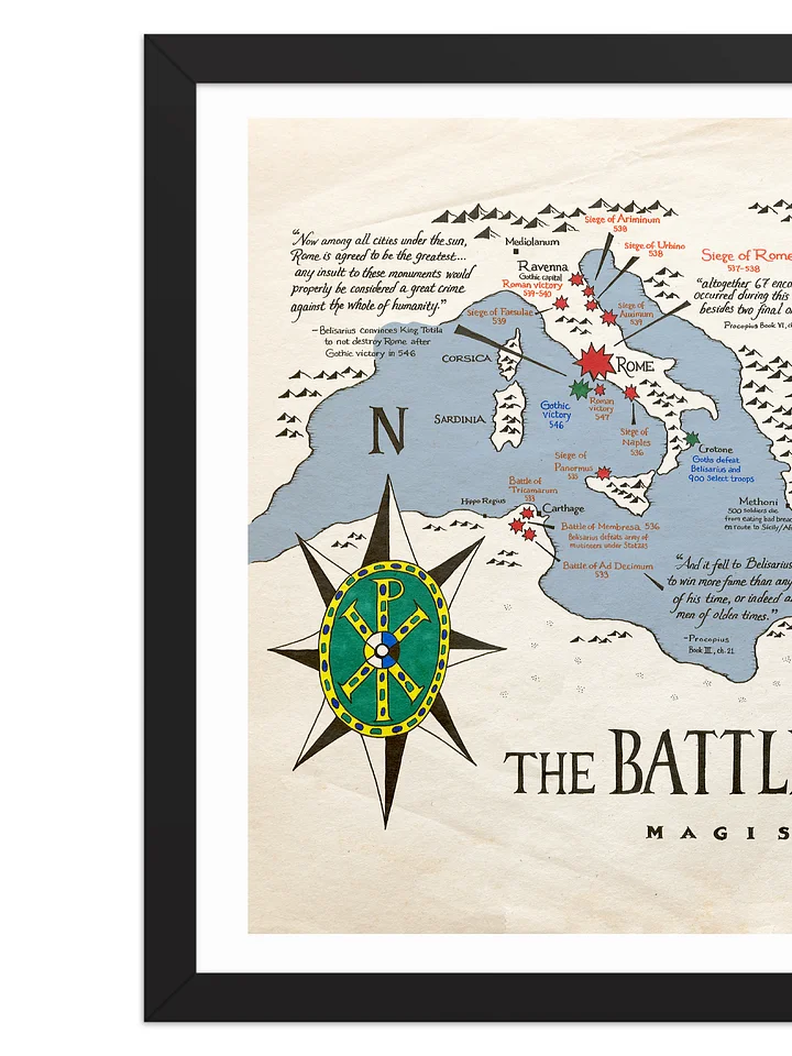 The Battles of Belisarius - Framed Poster product image (2)