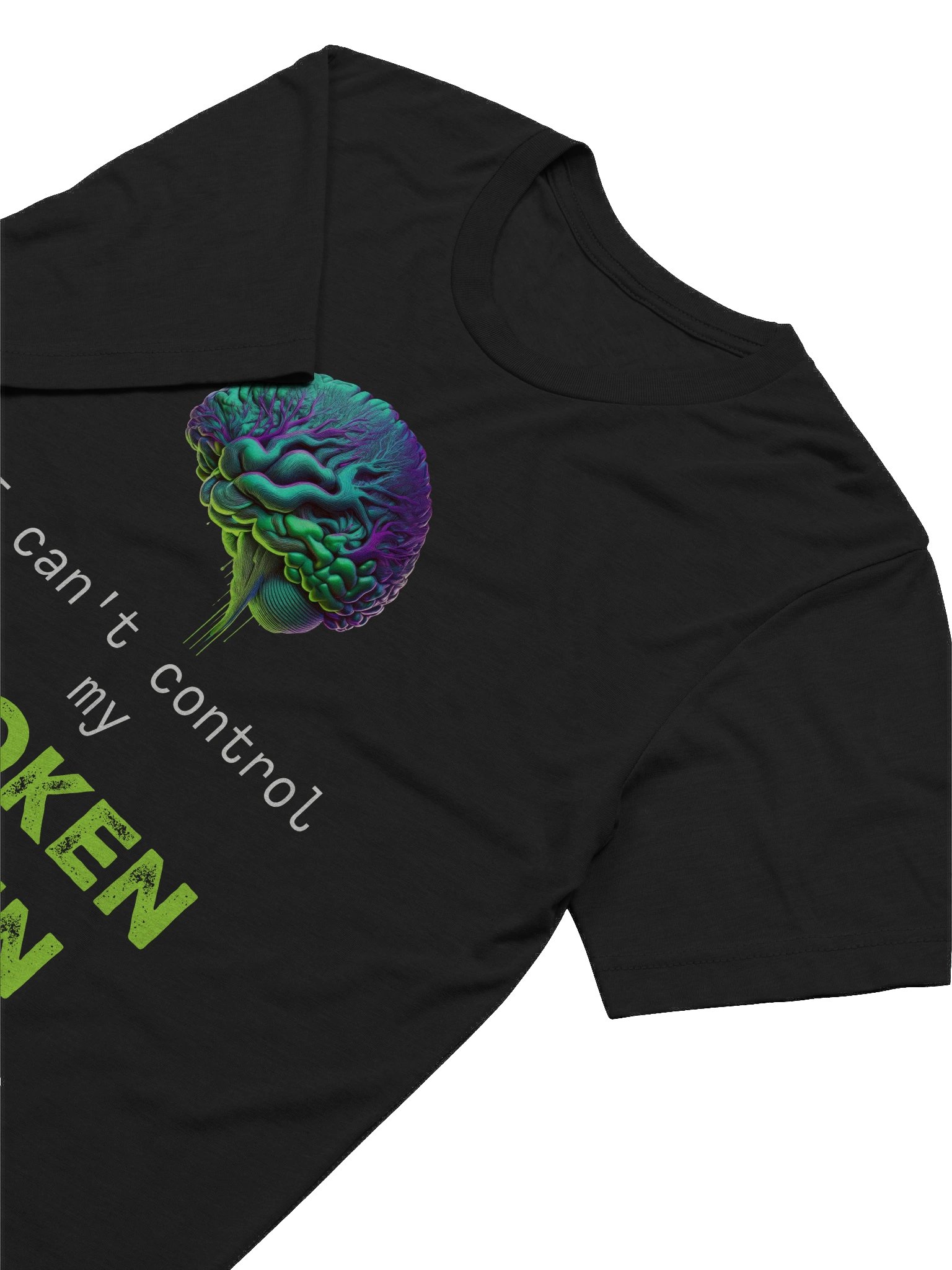 Broken Brain Abstract T-Shirt product image (6)