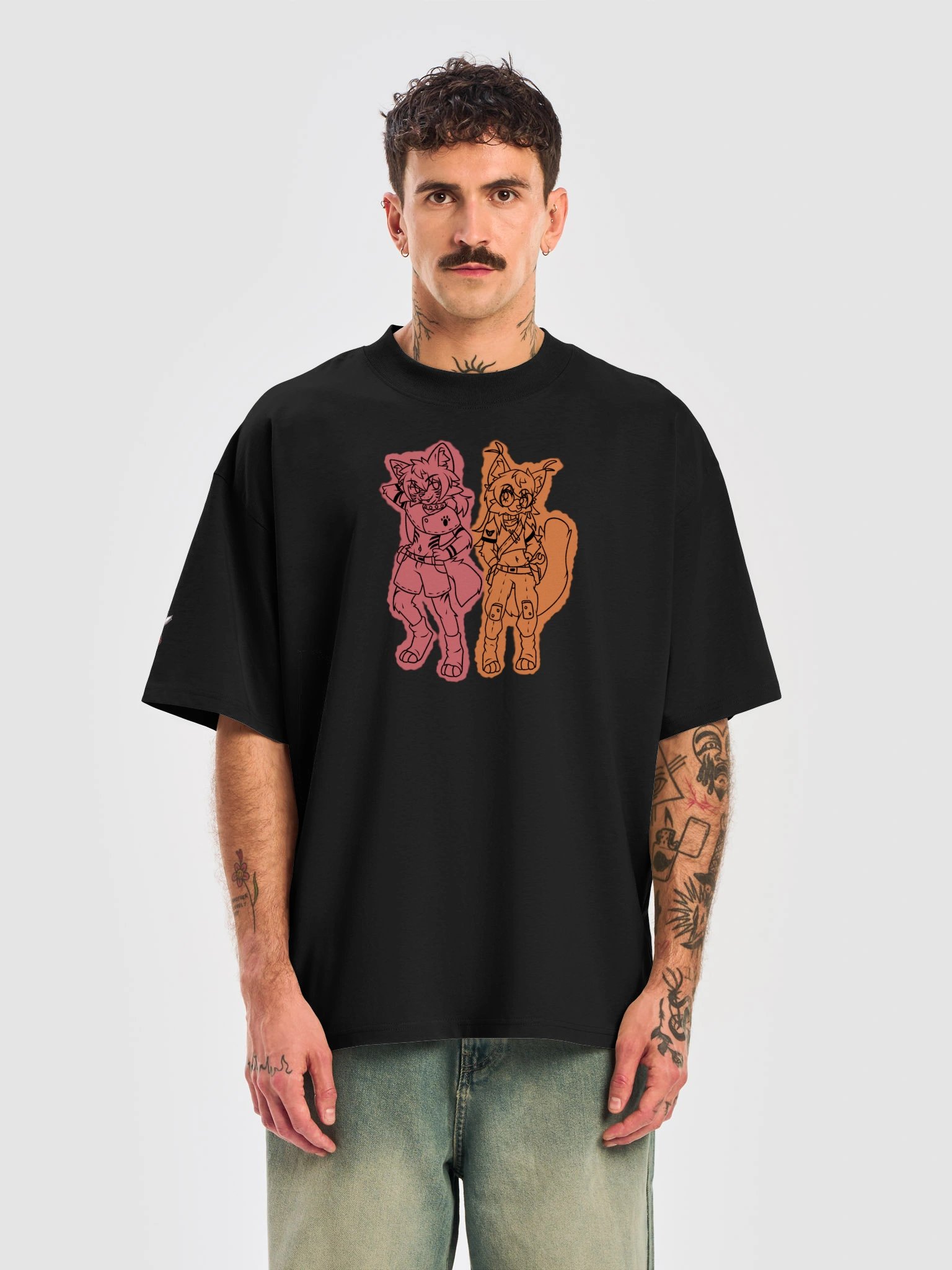 MeowWah Oversized T-shirt product image (5)