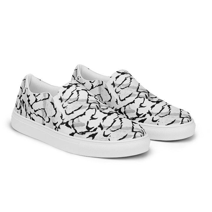 Black White Canvas Shoes product image (2)