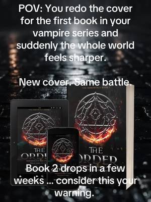Like why does it looks THIS good? Book 2 is coming soon so I guess this is your sign to catch up! #booktok #vampires #books #fyp #authorlife 